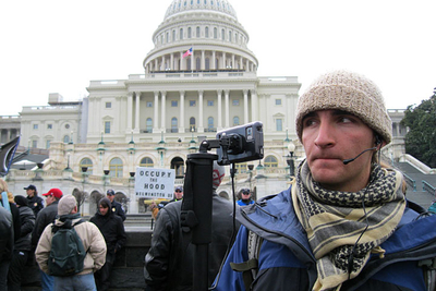 Amadon livestreams the Occupy Congress protest direct from the nation's capital.